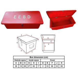 กล่อง Fiberglass สำหรับใส่ EEBD (กว้าง27xยาว60xสูง17)