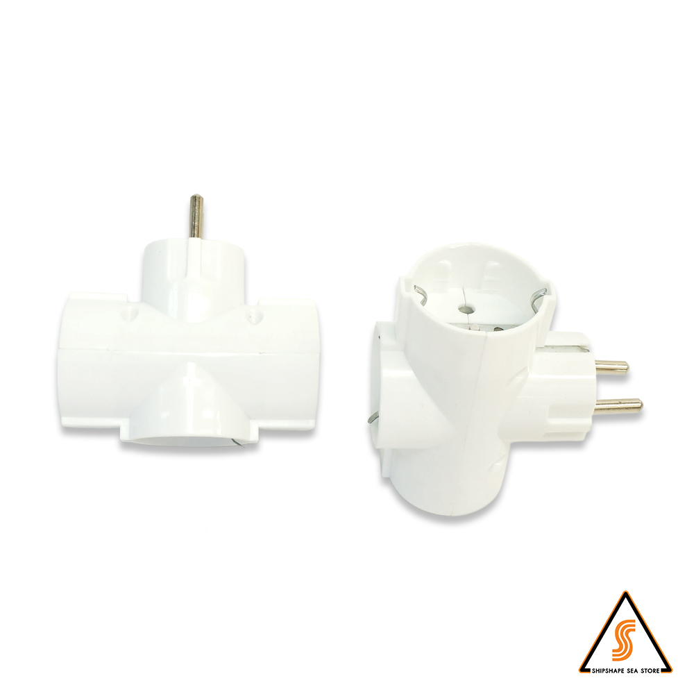 ปลั๊ก เยอรมัน 792930 Distribution plug 3way 2ขา