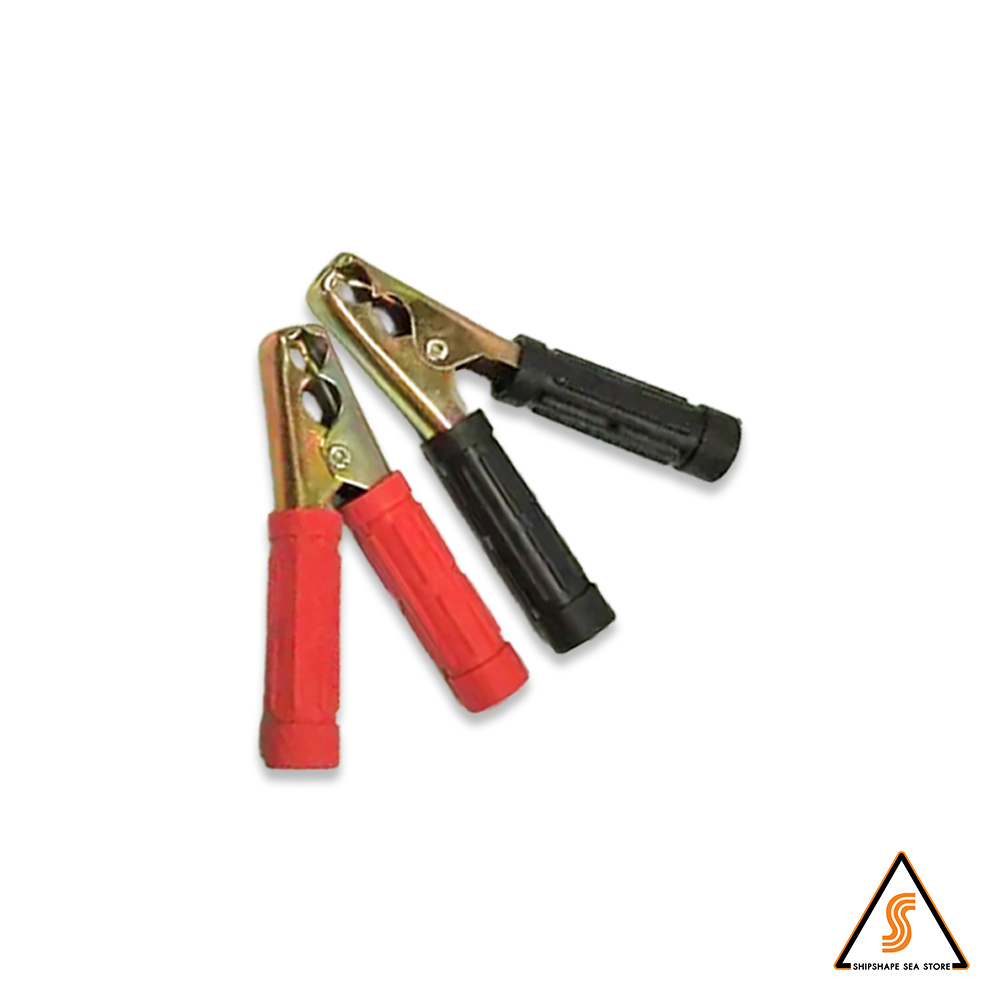 คีมหนีบขั้วแบตเตอรี่ #3 ยาว 5.5 นิ้ว (ขายเป็นคู่ ดำ-แดง)