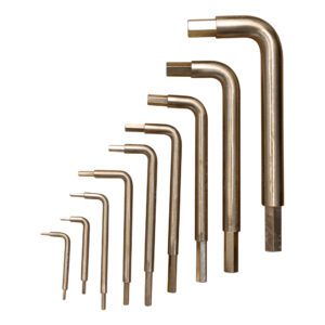 ประแจหกเหลี่ยมชุด Non-Spark ขนาด 1.5-10มม. ยี่ห้อ FB 9ตัว/ชุด (1.5, 2, 2.5, 3, 4, 5, 6, 8, 10)