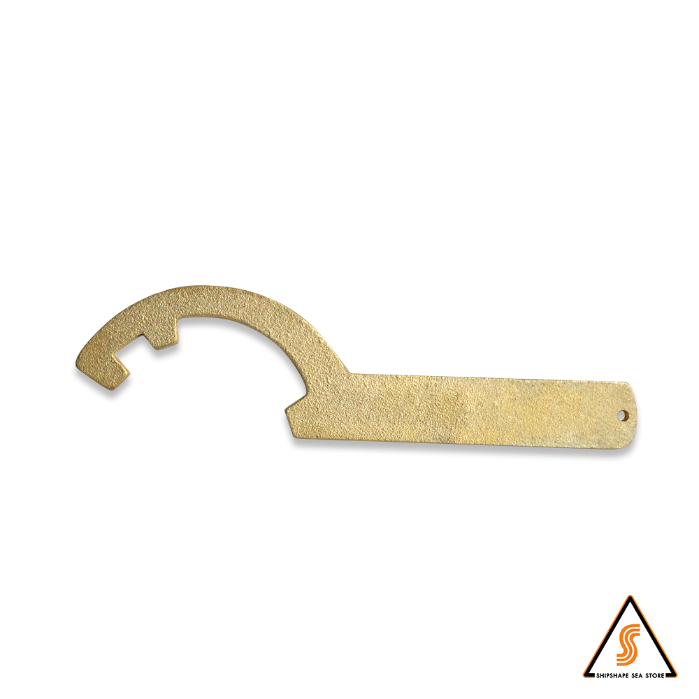 กุญแจขันข้อต่อดับเพลิง ทองเหลือง Storz type + Chinese spanner 2" - 2.5"