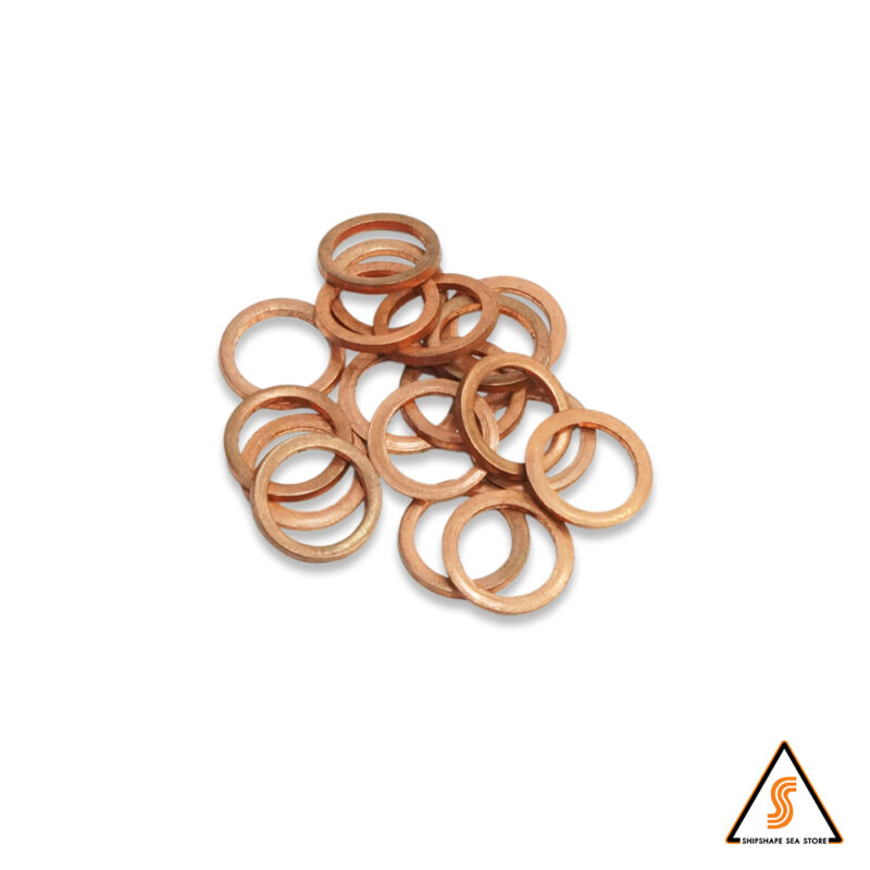 แหวนทองแดง 1.5 x 12 x 16 mm.