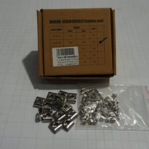 กิ๊บรัด BANDING SCREW BUCKLE STAINLESS STEEL 9.5MMX50PCS