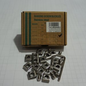 กิ๊บรัด BANDING SCREW BUCKLE STAINLESS STEEL 12.7MMX25PCS