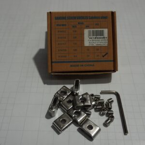 กิ๊บรัด BANDING SCREW BUCKLE STAINLESS STEEL 19MMX25PCS