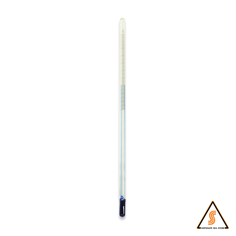 เทอร์โมมิเตอร์ เฉพาะไส้ ตรง 100c ยาว 215มม. ไม่มีแผง immersion 63mm