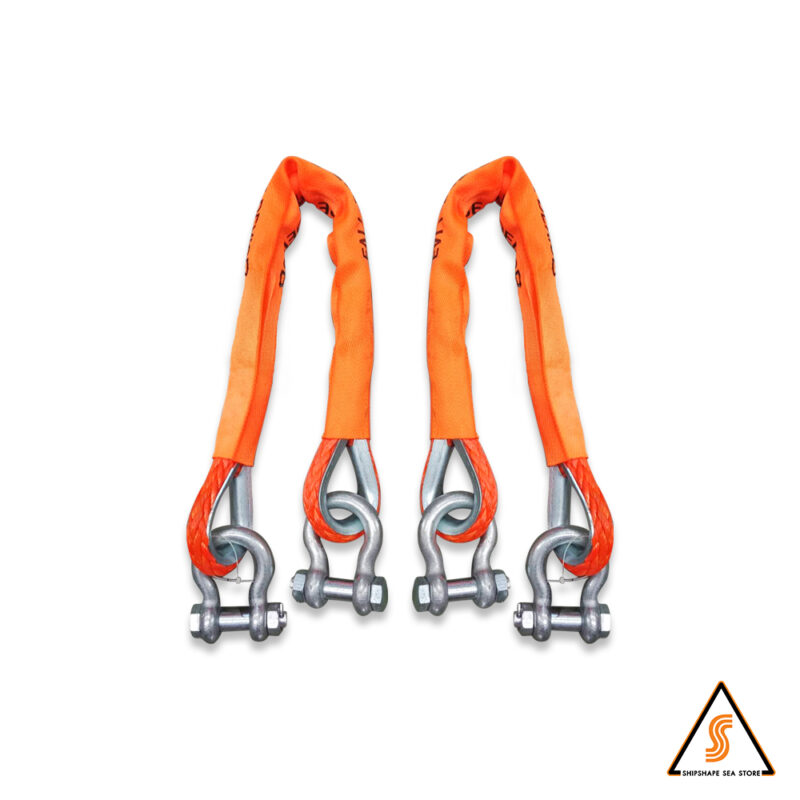 ชุดเชือกล็อค ป้องกันเรือบด FPD (Fall preventer device for lifeboat) SOLAS approve Length 1mtr with Lloyds Cert