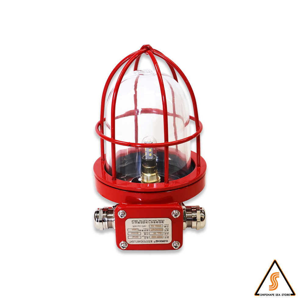 โคมไฟกรงนก LED ครบชุด แบบตรง CCD9-5AD, BA15D, สีใส วัสดุทองเหลือง BC: 104มม