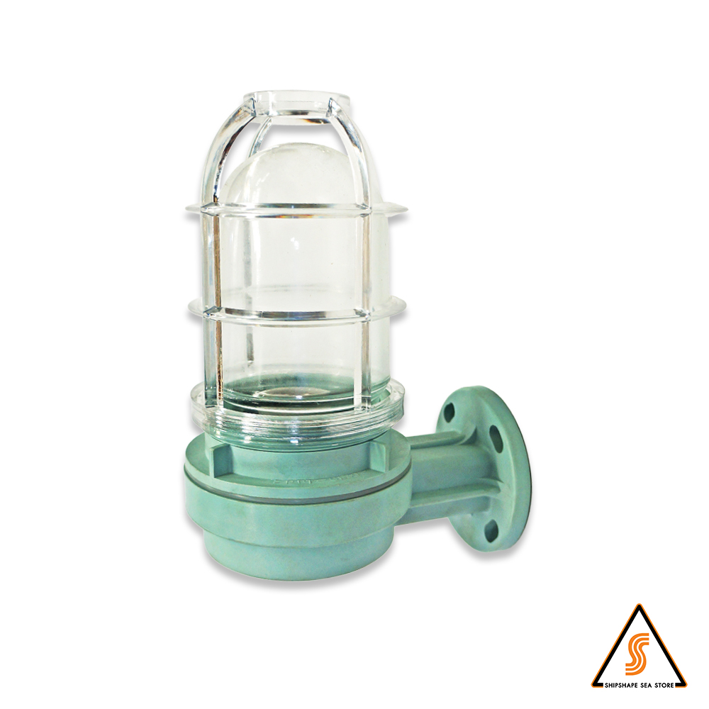 โคมไฟกรงนก ครบชุด แบบฉาก WB-2BD LED, E-27, สีใส S90A, กรงพลาสติก BC:75มม (ไม่รวมหลอด)