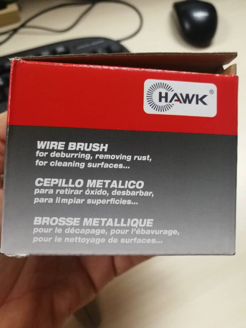 แปรงลวดถ้วย ถักเปีย Hawk 2.5" M10 x 1.5
