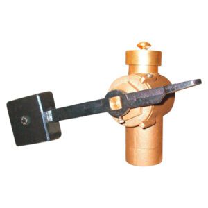 วาล์ว ฝาซาวดิ้ง ทองเหลือง Self closing valve CB/T3778-1999 Brass เกลียวใน 2.5" BSP