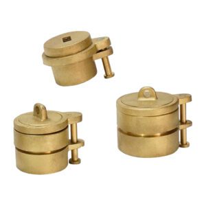 ฝาท่อซาวดิ้งทองเหลือง Dectection sounding pipe cover 2.5"