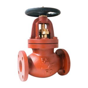 วาล์วตรง 5K เหล็กหล่อ F7305, 100A ( 4" )