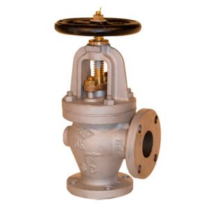 วาล์วฉาก 5K เหล็ก Cast Steel F7312, 50A ( 2" )