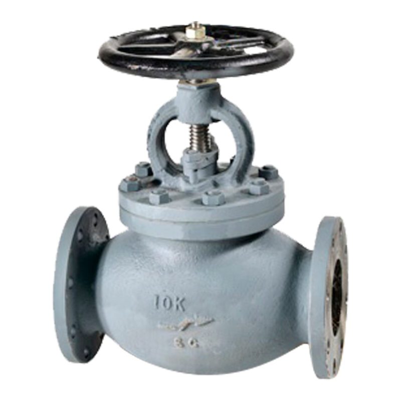 วาล์วตรง 10K เหล็ก Cast steel F7319, 100A ( 4" )