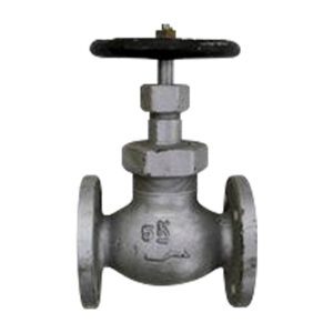 วาล์วตรง 5K เหล็ก Ductile iron F7321, 25A ( 1" ) L:120mm IMPA 750303