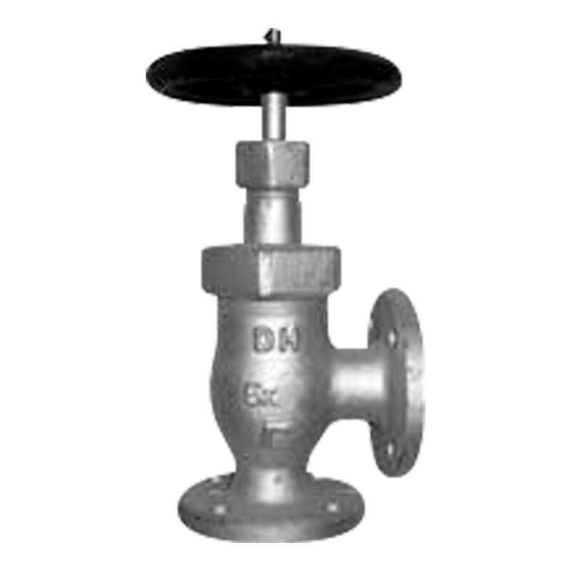 วาล์วฉาก 5K เหล็ก Ductile iron F7322, 15A ( 1/2" ) L:55mm IMPA 750311