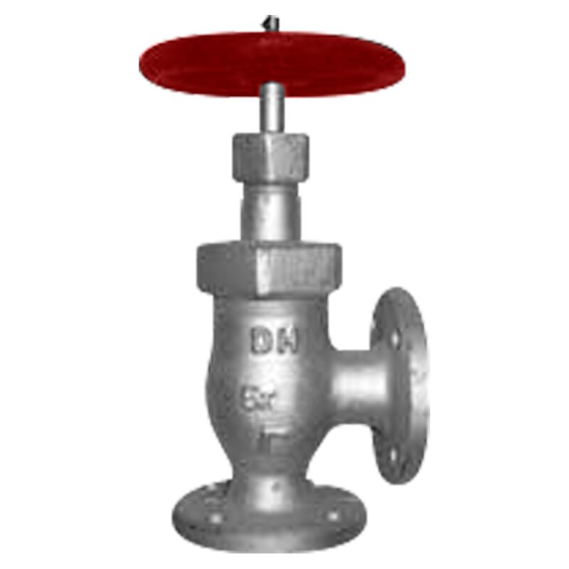 วาล์วฉาก 5K เหล็ก Ductile iron S/D check F7322C, 15A ( 1/2" ) L:55mm IMPA 750311C