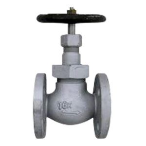 วาล์วตรง 16K เหล็ก Ductile iron F7323, 40A ( 1.1/2" ) L:180mm IMPA 750325