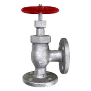 วาล์วฉาก 16K เหล็ก Ductile iron S/D check F7324C, 15A ( 1/2" ) L:70mm IMPA 750331C