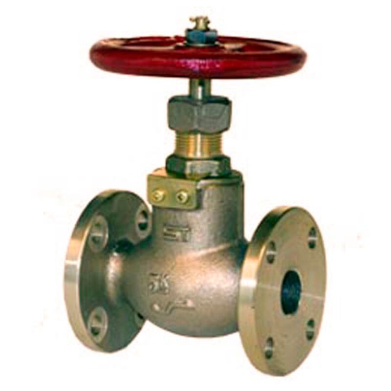 วาล์วตรง 5K ทองเหลือง S/D check F7351, 15A ( 1/2" )