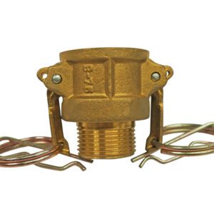 ข้อต่อ Cam & Groove, Part B, ทองเหลือง, BSP, 2-1/2"