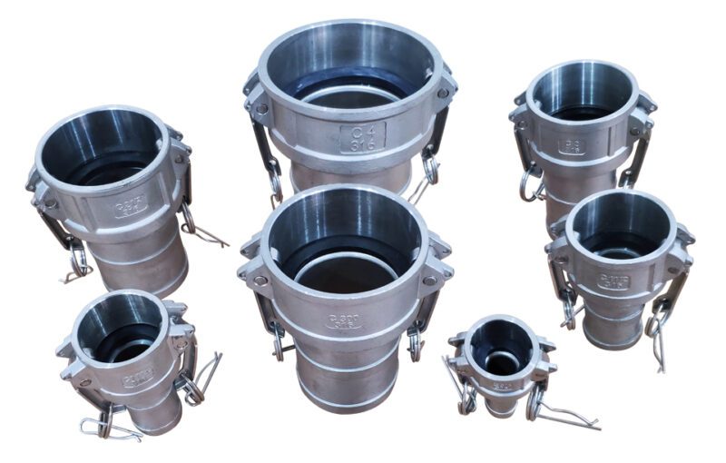 ข้อต่อ Cam & Groove, Part C, สแตนเลส ขนาด 1-1/4"