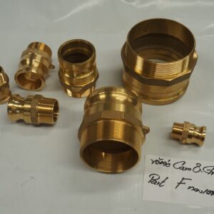 ข้อต่อ Cam & Groove, Part F, ทองเหลือง, BSP, 3/4"