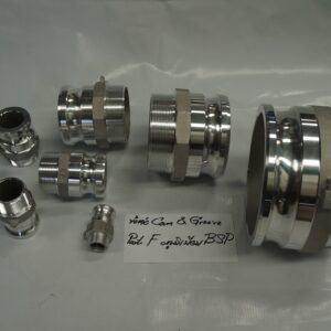 ข้อต่อ Cam & Groove, Part F, อลูมิเนียม, BSP, 3/4"