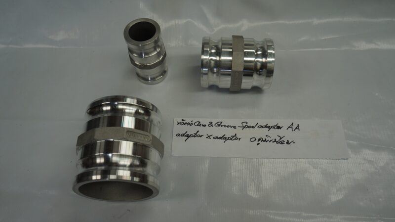 ข้อต่อ Cam & Groove, Spool adapter AA adaptor x adaptor Aluminium 4"