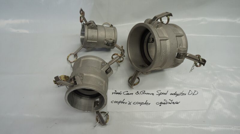 ข้อต่อ Cam & Groove, Spool adapter DD coupler x coupler Aluminium 4"