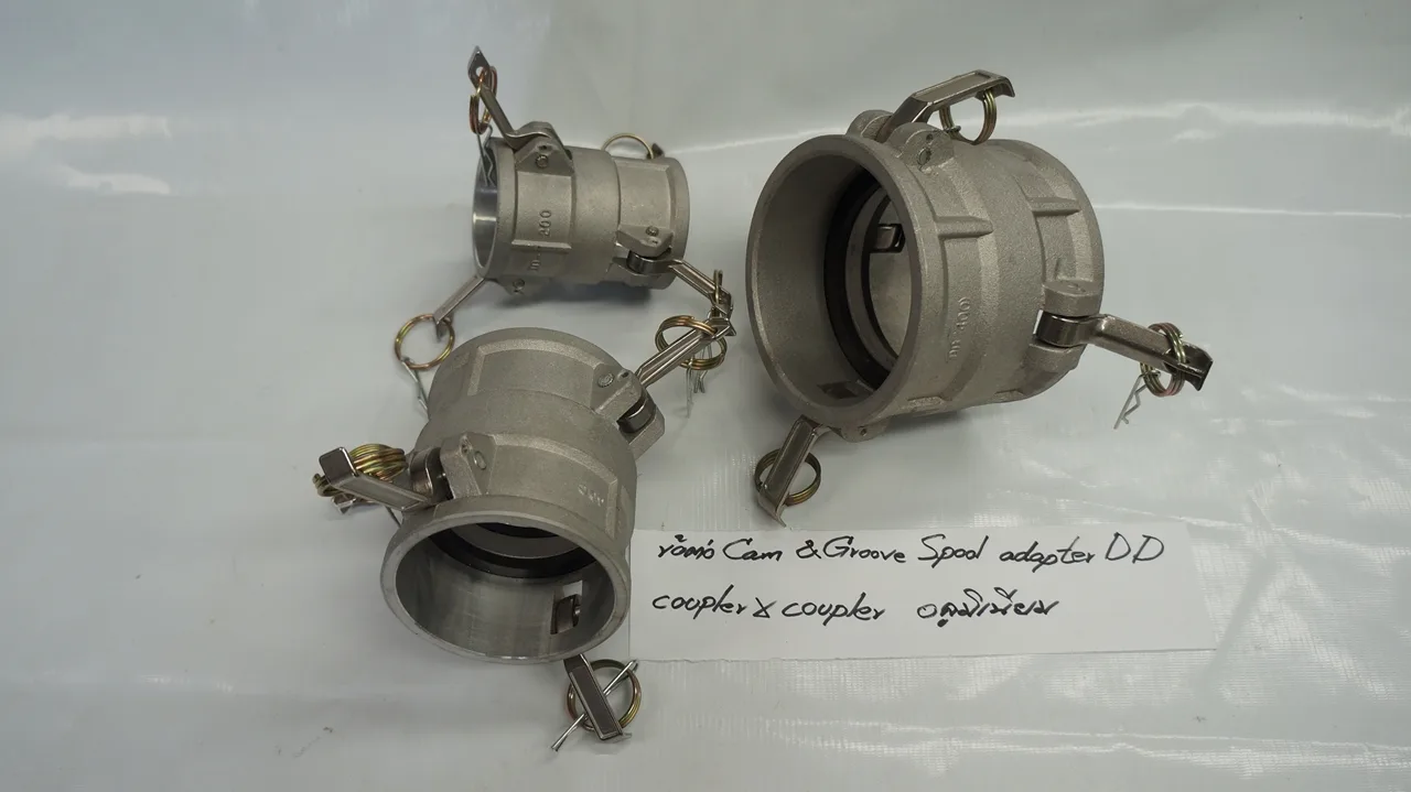 ข้อต่อ Cam & Groove, Spool adapter DD coupler x coupler Aluminium 2"