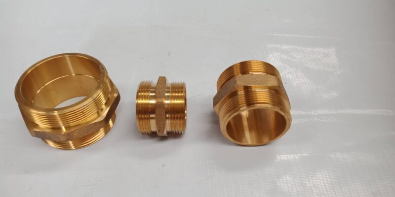 ข้อต่อ แปลงเกลียว ดับเพลิง ทองเหลือง Male BSP * Male NPT ขนาด 50A