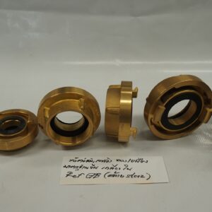 ข้อต่อดับเพลิง ทองเหลือง มาตรฐานจีน เกลียวใน 40A (kA = 53mm) Ref GB12514.2-2006 (คล้าย storz)
