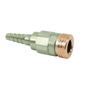 ข้อต่อสวมเร็ว ลมแก๊ส AS-2 ; (Socket - Hose end 3/8") Reverse flow prevention for AC