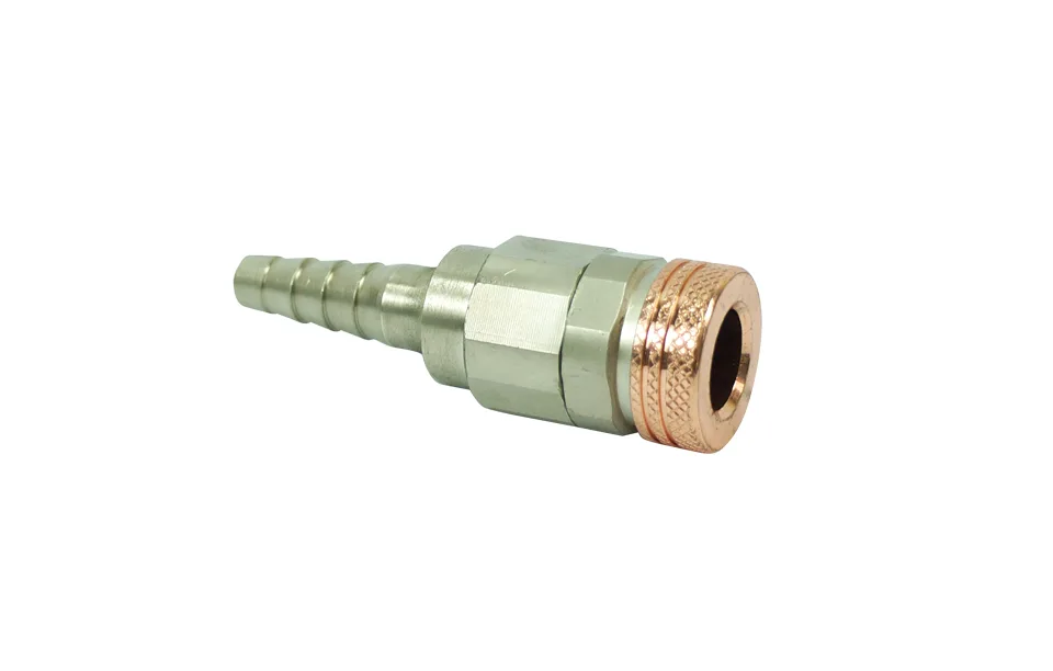 ข้อต่อสวมเร็ว ลมแก๊ส AS-2 ; (Socket - Hose end 3/8