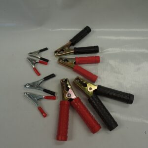 คีมหนีบขั้วแบตเตอรี่ #4 ยาว 6.5 นิ้ว (ขายเป็นคู่ ดำ-แดง)