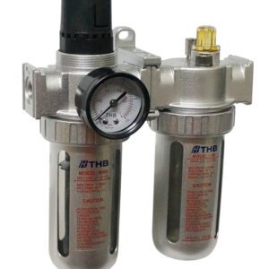 ชุด กรองลม + ปรับลม + เติมน้ำมันในลม 10kgf/cm2, 1/4"