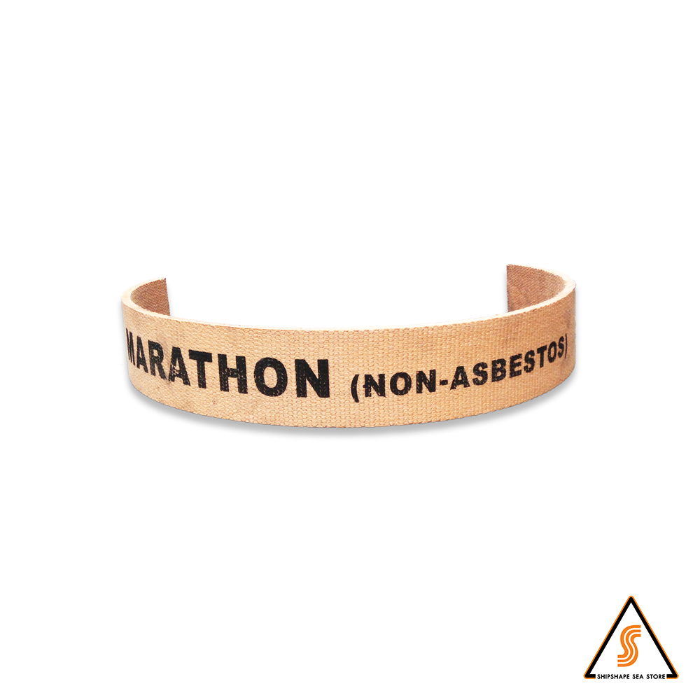 ผ้าเบรค MARATHON (Non asbestos), 65 x 10mm (2.5" x 3/8") ตัดปลีกเป็นเมตร