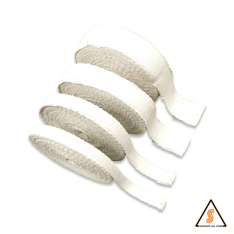 ผ้าแอสเบสทอส AAA แถบกว้าง (2") 50มม หนา 1/8" ยาว 30 เมตร