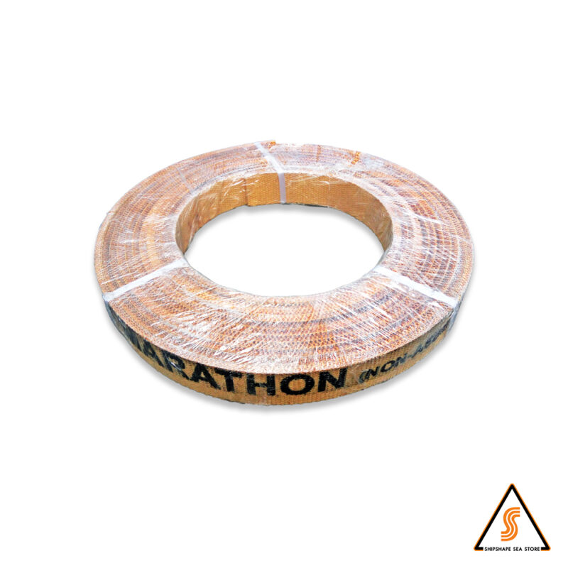 ผ้าเบรค MARATHON (Non asbestos), 203 x 12.5mm (8" x 1/2") ยกม้วน 15ม.