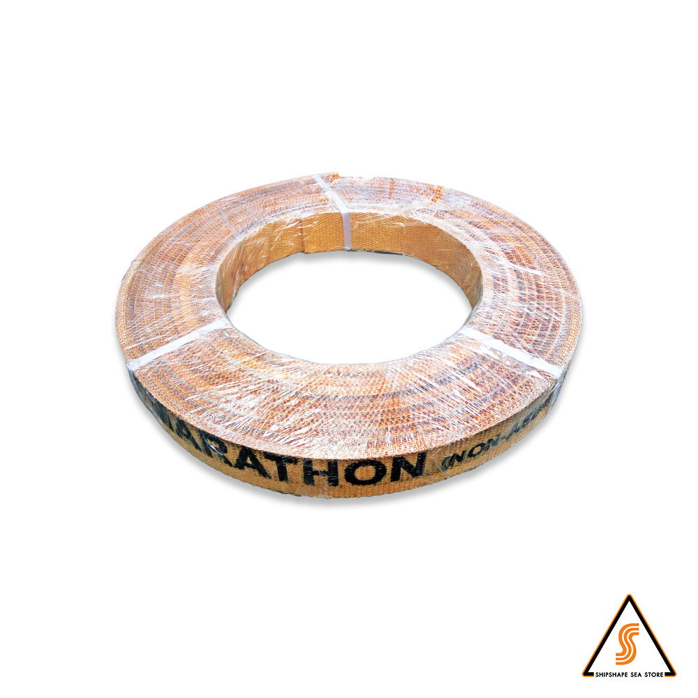 ผ้าเบรค MARATHON (Non asbestos), 115 x 10mm (4.5" x 3/8") ยกม้วน 15ม.