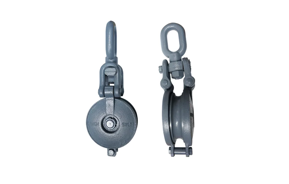 รอก Latching Snatch Blocks, Sheave Diam: 150mm S.W.L. 5ton
