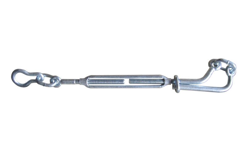 เกลียวเร่ง Desk Lashing Turnbuckle 32mm x 460mm with pelican hook and pear link