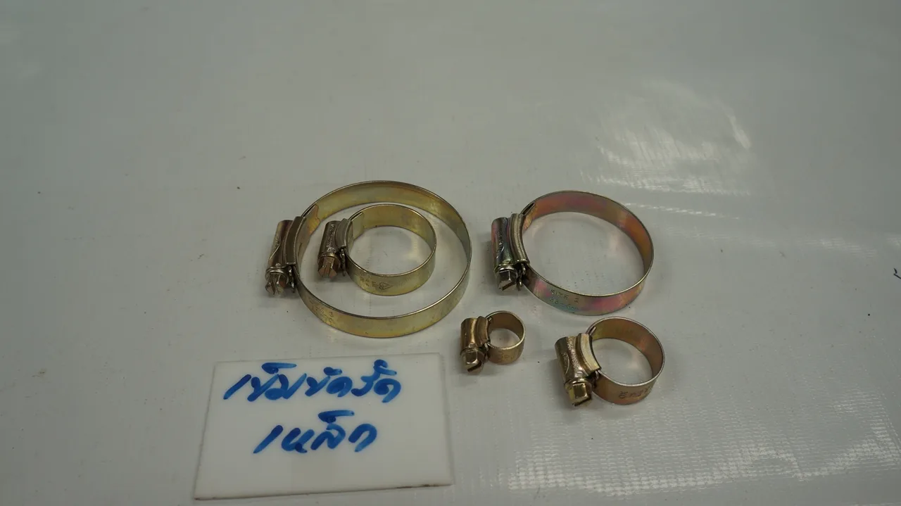 เข็มขัดรัด เหล็ก เบอร์ 000, 9-13มม. (สายยาง 3/8")