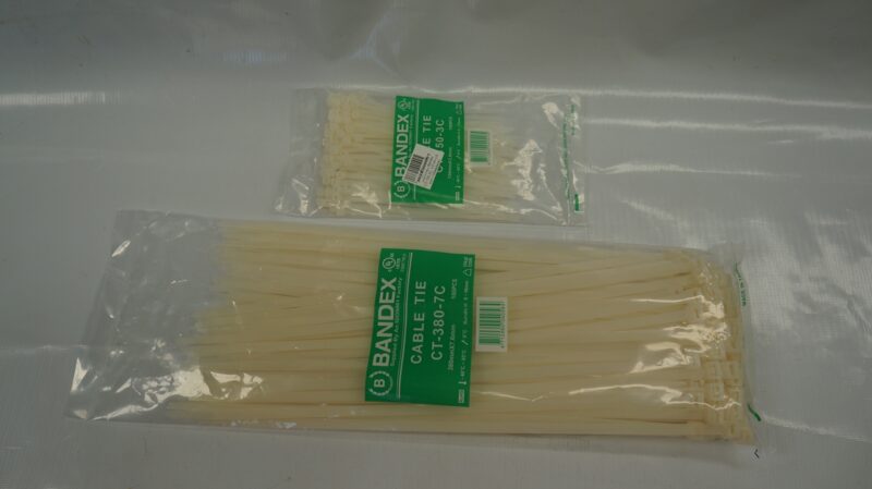 เคเบิ้ลไทร์ Bandex CT-380-7C สีขาว 7.6 mm x 15 Inch (100ea/pack)