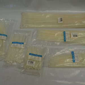 เคเบิ้ลไทร์ สีขาว ขนาด 6" (1แพค = 100ตัว)