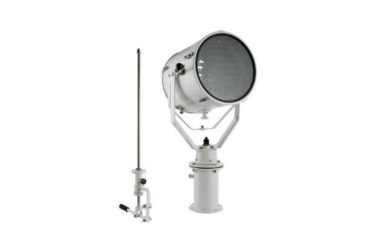 โคมไฟกันน้ำ Searchlight Signal (ส่งสัญญาณ) # TG3-N, 110/220V, E40, 1000W Body-Steel IP56 weight47.50Kgs (ราคายังไม่รวมหลอด 110v ID 13324, 220v ID 13317)
