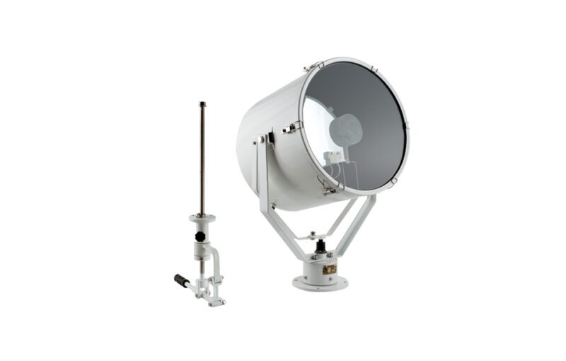 โคมไฟกันน้ำ Searchlight # TG-28, 110/220V, GY16, 2000W Body-Stainless IP56 weight30Kgs (ราคายังไม่รวมหลอด 110v 2000w ID 20249, 220v 2000w ID 20250)