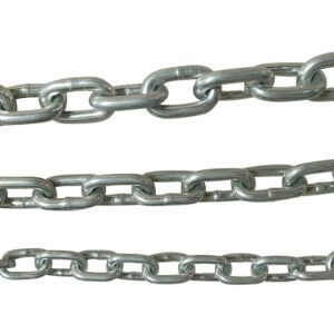 โซ่ เหล็กชุบ 6มม. F2106 Long link OD-21x36mm, ID-9x24mm, SWL-0.2ton,